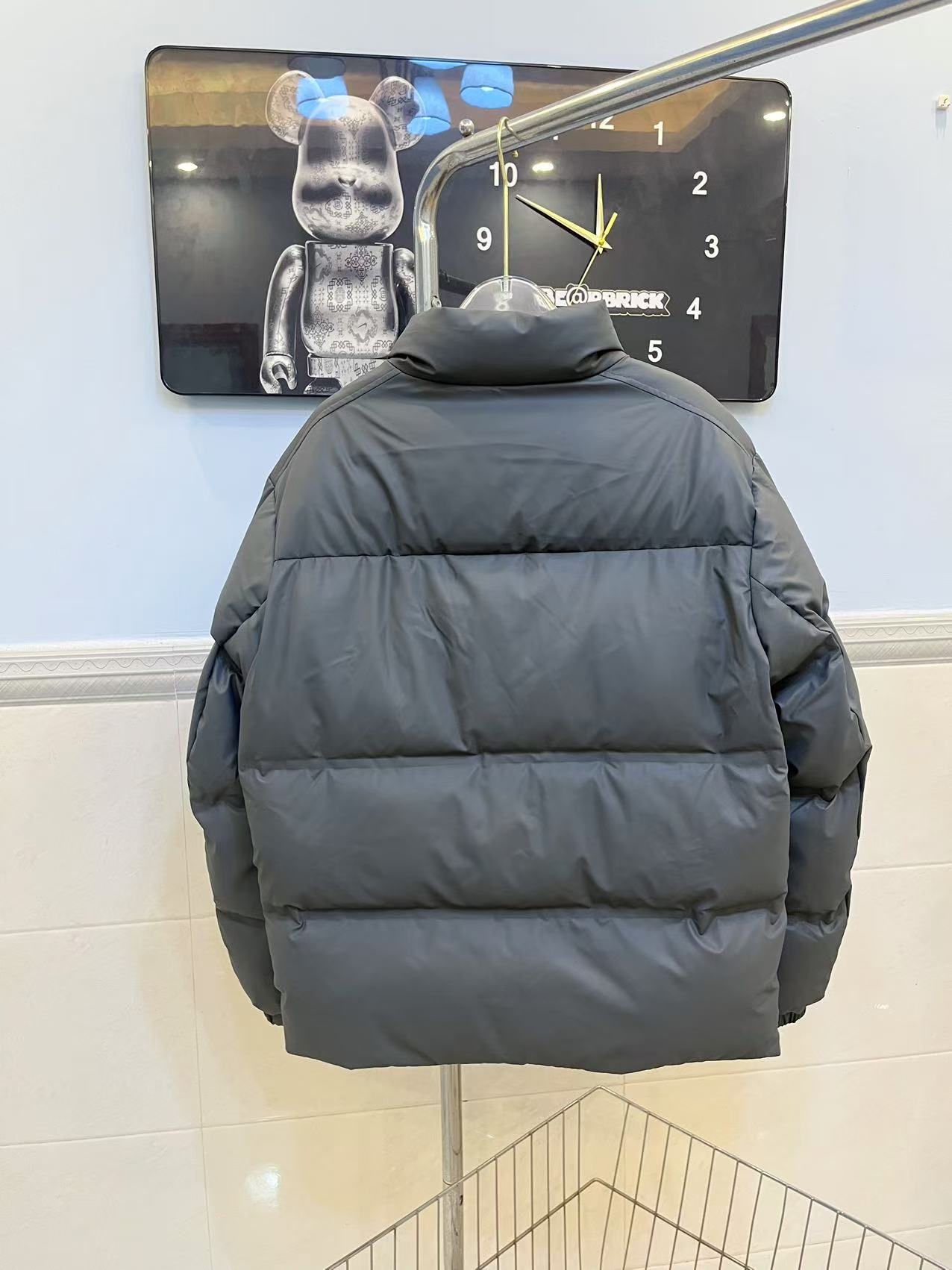 PRADA 0078 Premium Short Puffer Jacket｜90% White Goose Down