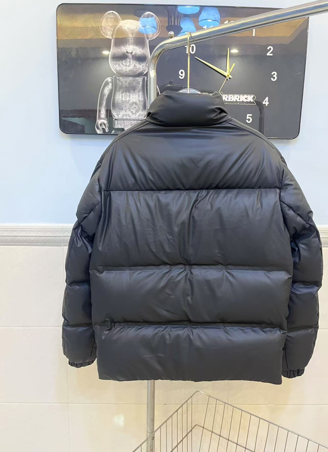 PRADA 0078 Premium Short Puffer Jacket｜90% White Goose Down