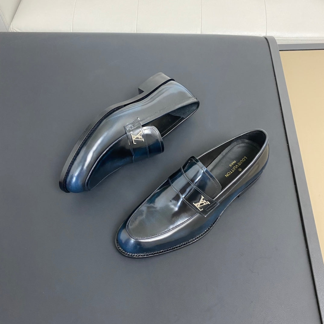 Luxury Italian Leather Dress Shoes – Premium Calf Patent Leather, Handcrafted Quality