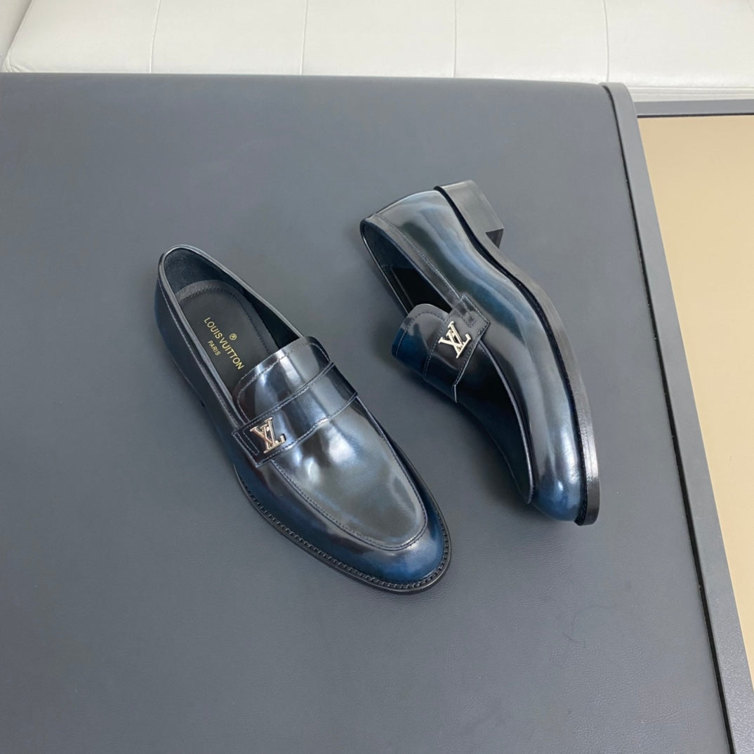 Luxury Italian Leather Dress Shoes – Premium Calf Patent Leather, Handcrafted Quality