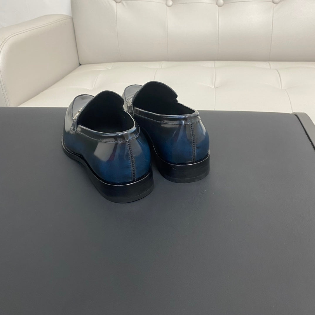 Luxury Italian Leather Dress Shoes – Premium Calf Patent Leather, Handcrafted Quality