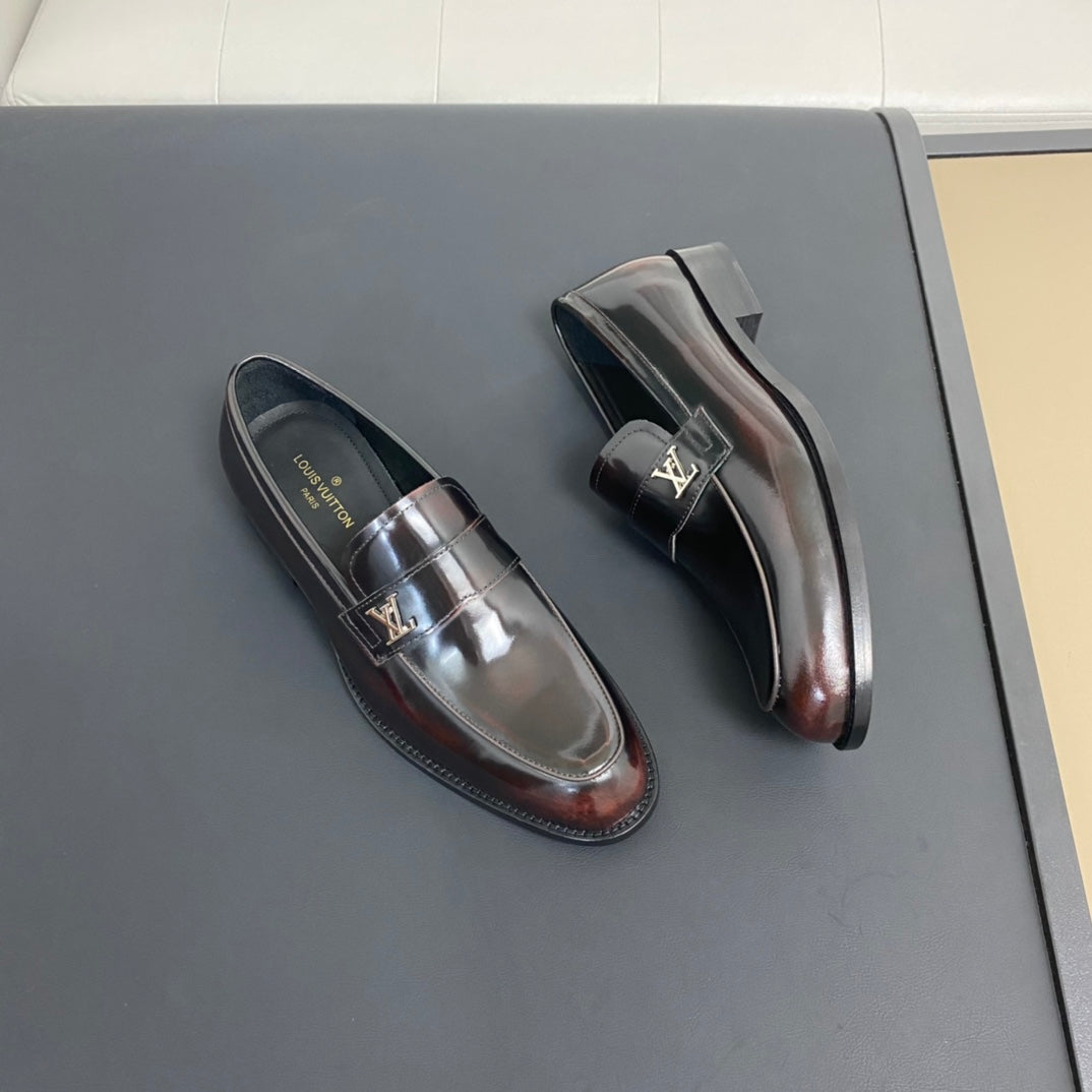 Luxury Italian Leather Dress Shoes – Premium Calf Patent Leather, Handcrafted Quality