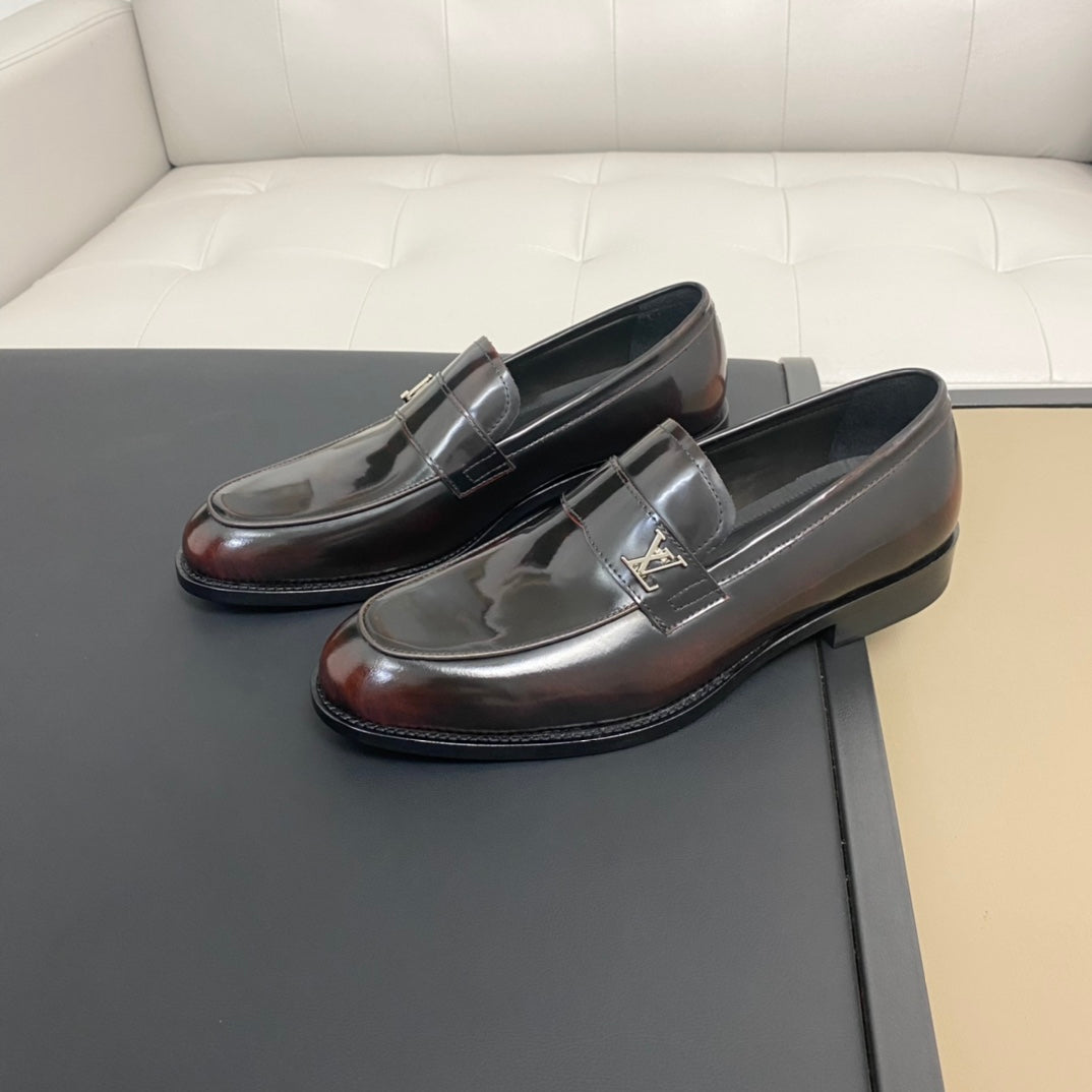 Luxury Italian Leather Dress Shoes – Premium Calf Patent Leather, Handcrafted Quality