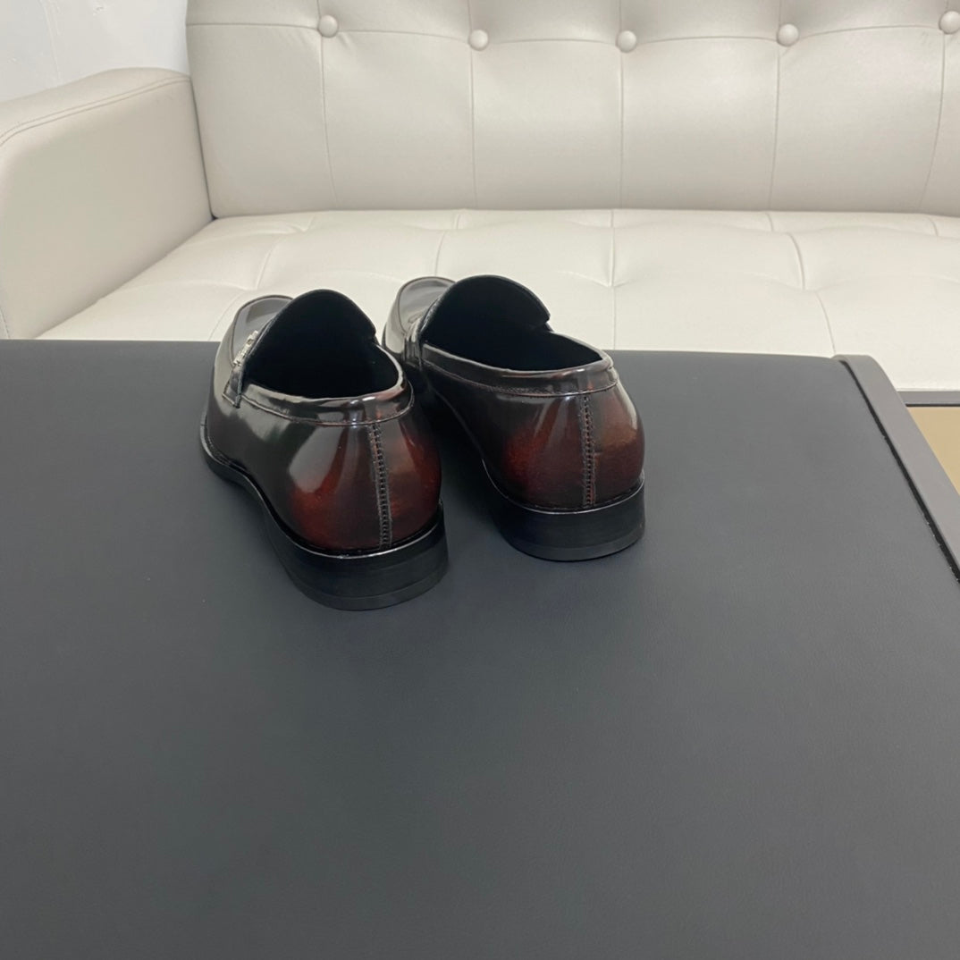 Luxury Italian Leather Dress Shoes – Premium Calf Patent Leather, Handcrafted Quality
