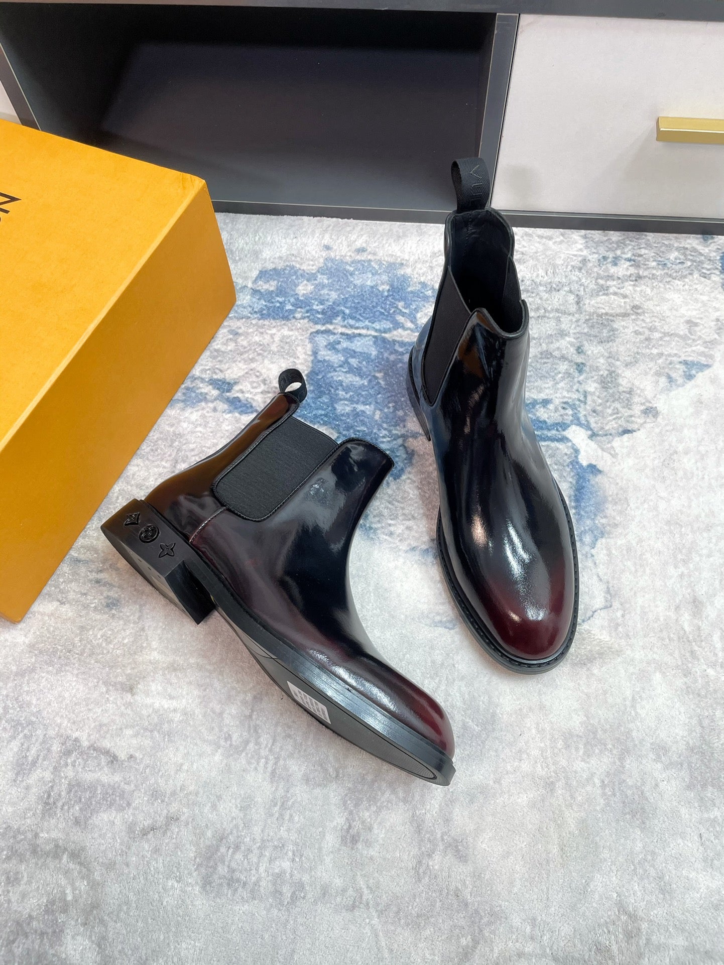 Luxury Italian Leather Dress Shoes – Premium Calf Patent Leather, Handcrafted Quality 06
