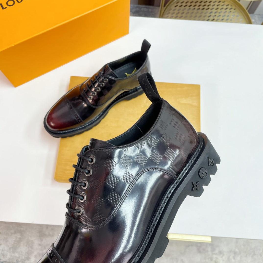 Luxury Italian Leather Dress Shoes – Premium Calf Patent Leather, Handcrafted Quality 09