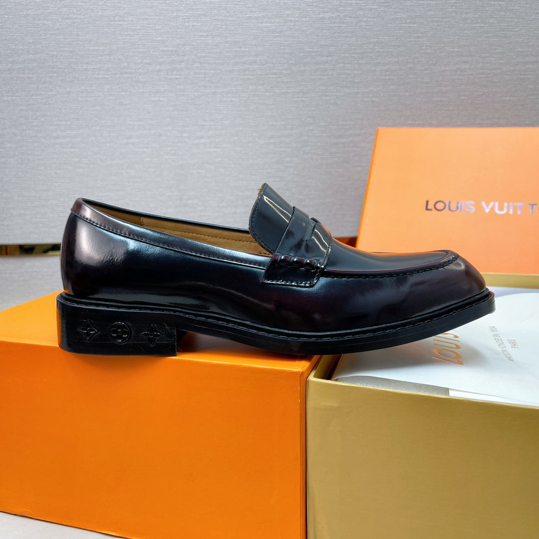 Luxury Italian Leather Dress Shoes – Premium Calf Patent Leather, Handcrafted Quality 26