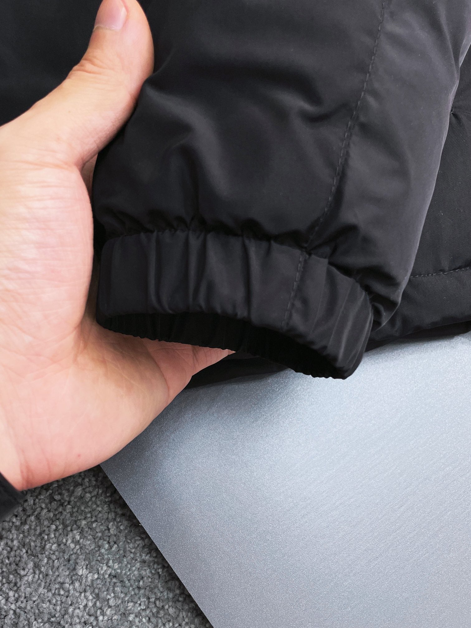 PRADA 2024 FW Premium Goose Down Jacket | Colorblock Design | Unisex | M–3XL