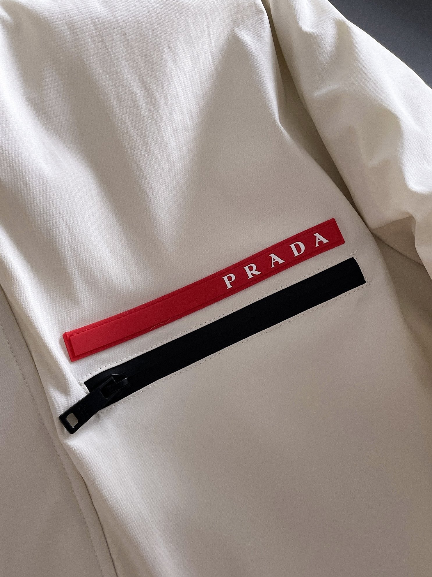 PRADA 2024 FW Premium Goose Down Jacket | Colorblock Design | Unisex | M–3XL
