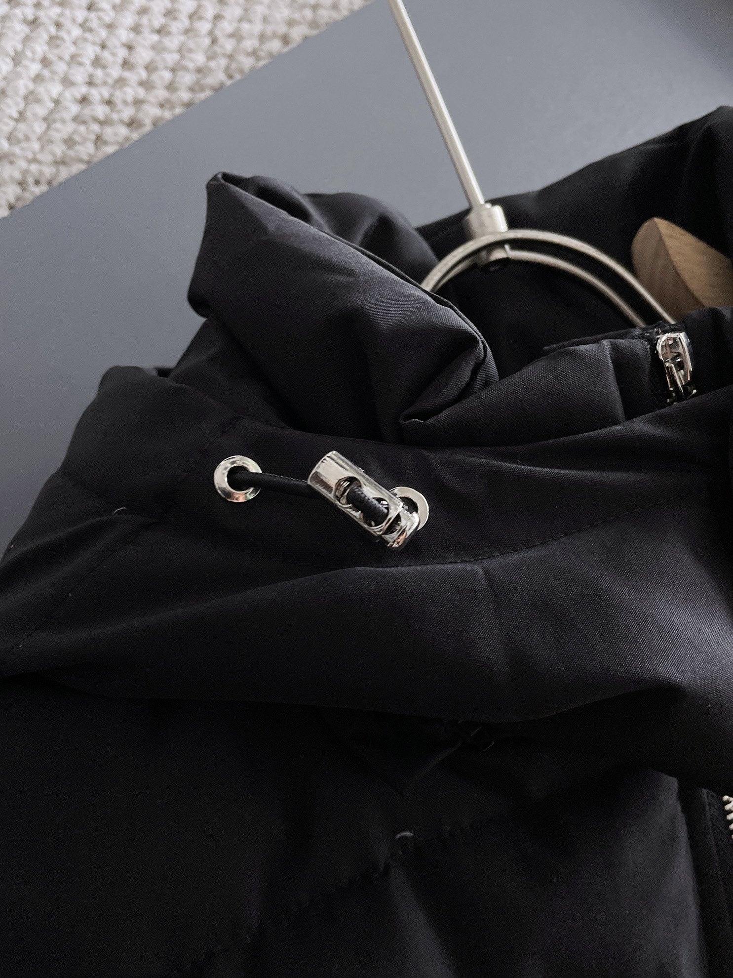PRADA 2024 FW Premium Goose Down Jacket | Colorblock Design | Unisex | M–3XL