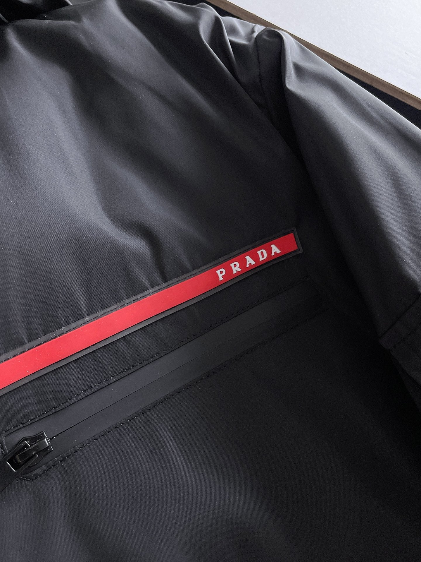 PRADA 2024 FW Premium Goose Down Jacket | Colorblock Design | Unisex | M–3XL
