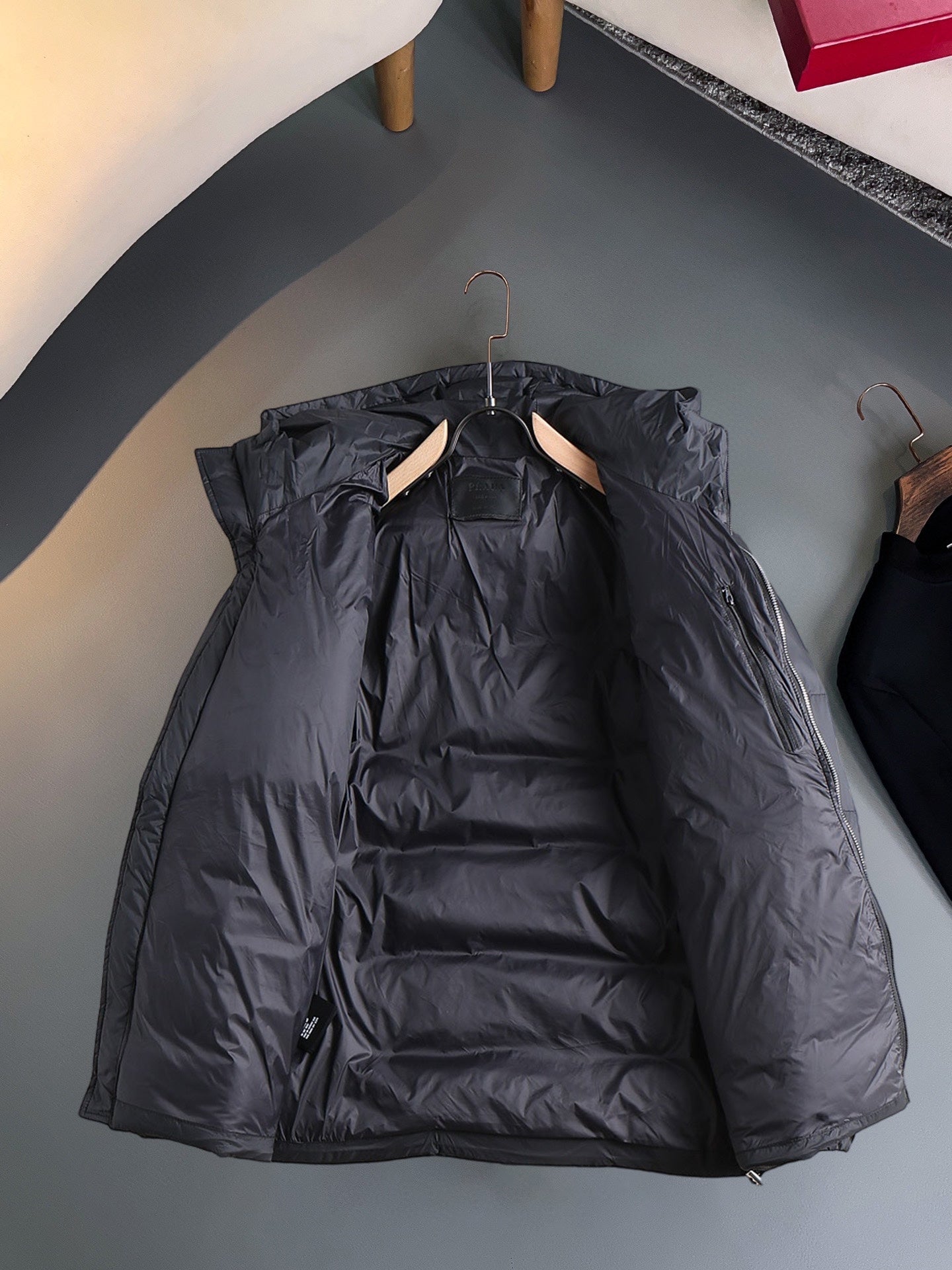 PRADA 2024 FW Luxury Goose Down Jacket | Unisex Colorblock Design | M–3XL