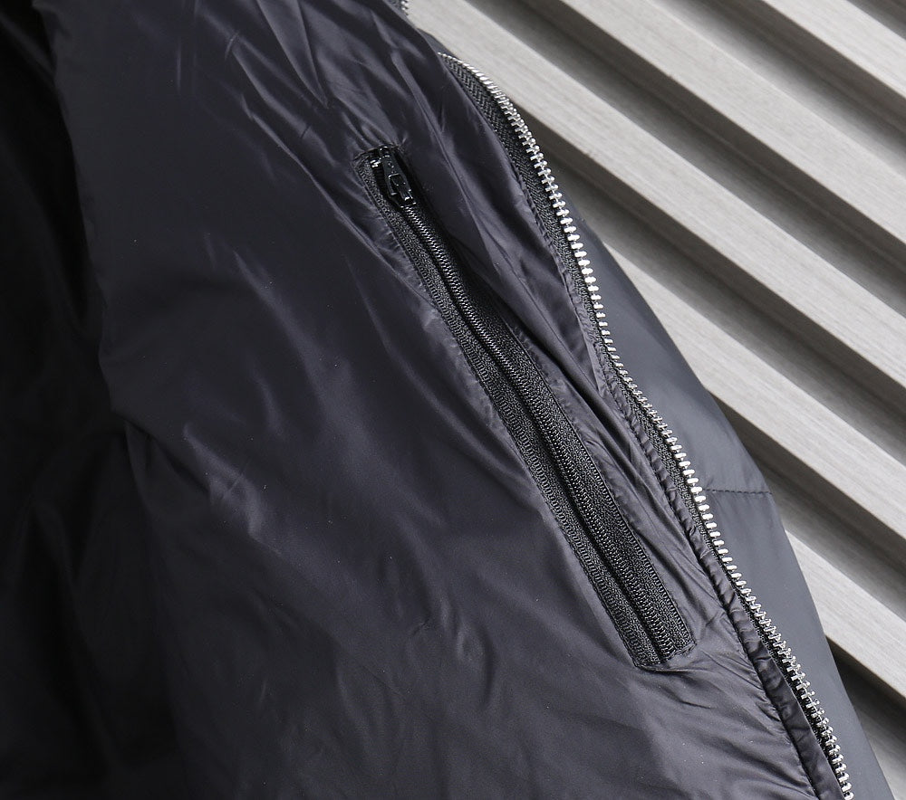 PRADA 2024 FW Luxury Goose Down Jacket | Unisex Colorblock Design | M–3XL