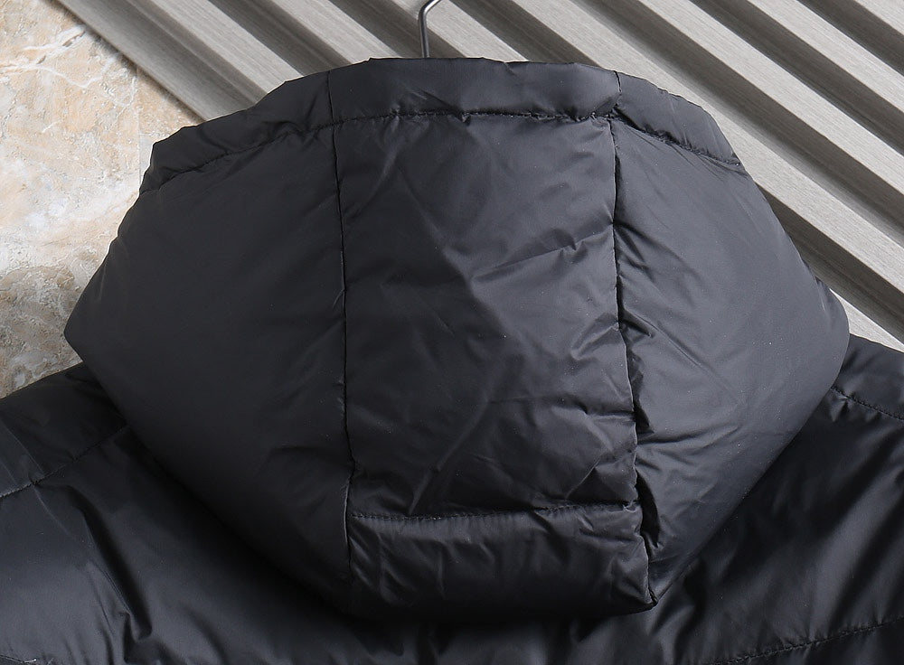 PRADA 2024 FW Luxury Goose Down Jacket | Unisex Colorblock Design | M–3XL