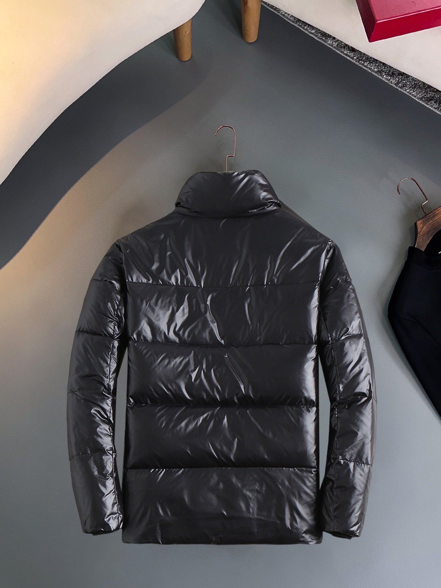 PRADA 2024 FW Luxury Goose Down Jacket | Unisex Colorblock Design | M–3XL