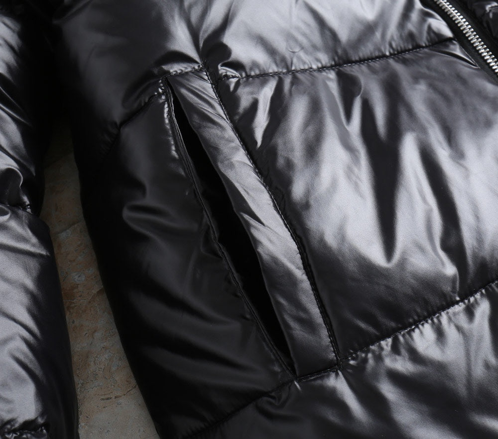 PRADA 2024 FW Luxury Goose Down Jacket | Unisex Colorblock Design | M–3XL