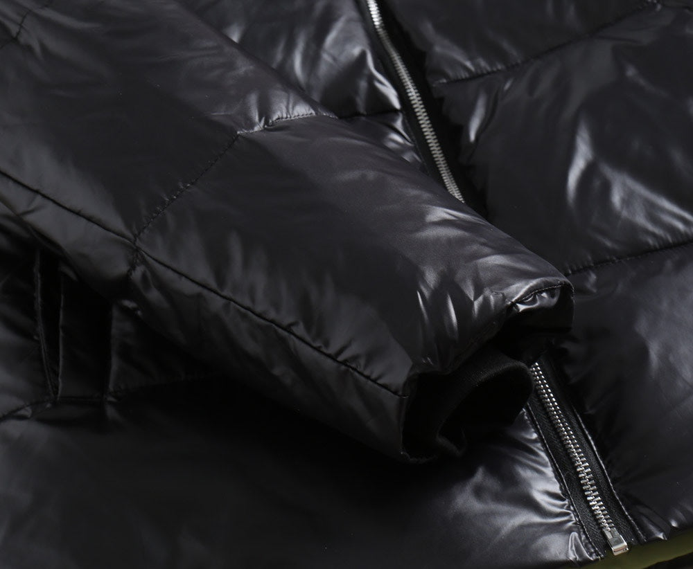 PRADA 2024 FW Luxury Goose Down Jacket | Unisex Colorblock Design | M–3XL