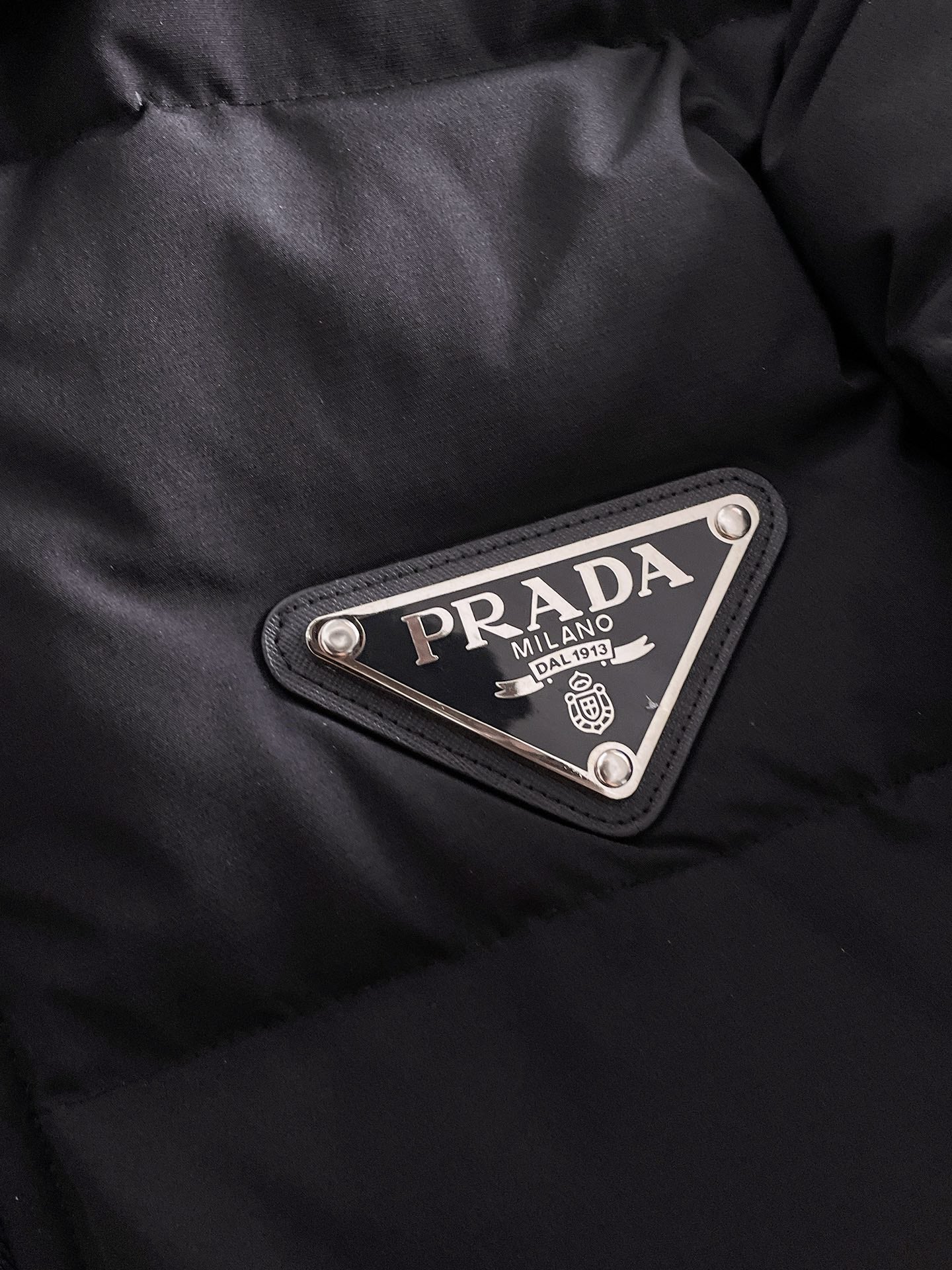 PRADA 2024 FW Premium Goose Down Jacket | Colorblock Design | Unisex | M–3XL
