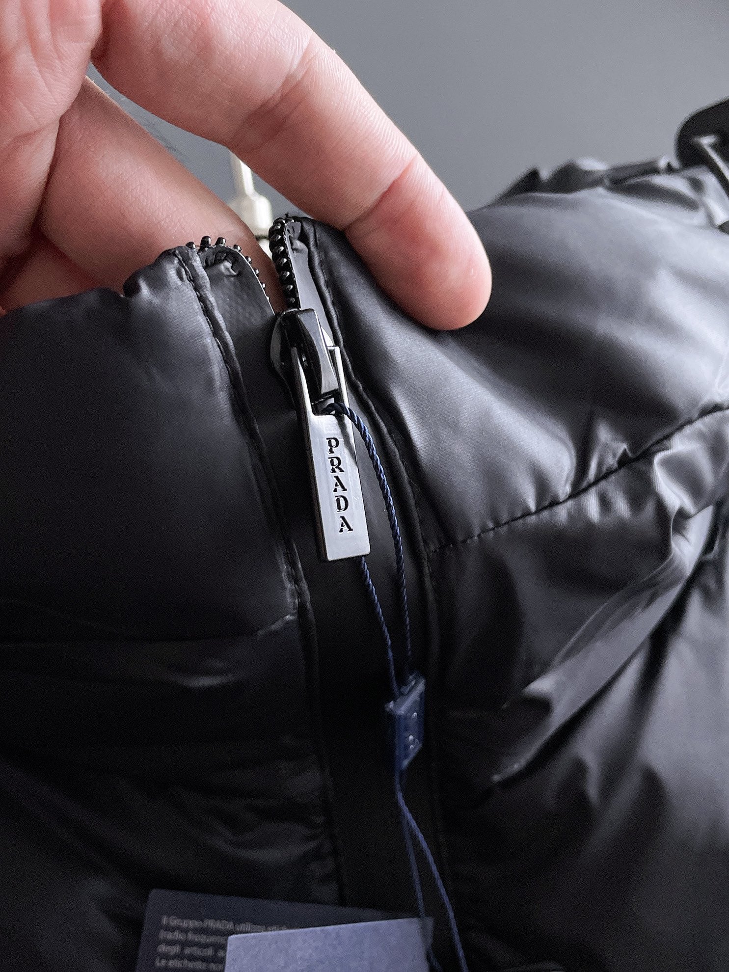 PRADA 2024 FW Premium Goose Down Jacket | Colorblock Design | Unisex | M–3XL