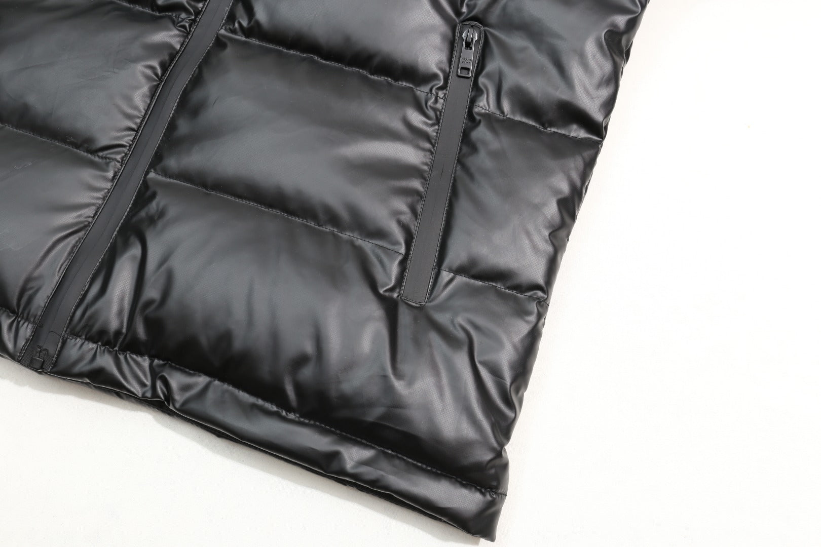PRADA Black-Tech Padded Hooded Down Jacket | DuPont Nylon | S–XL