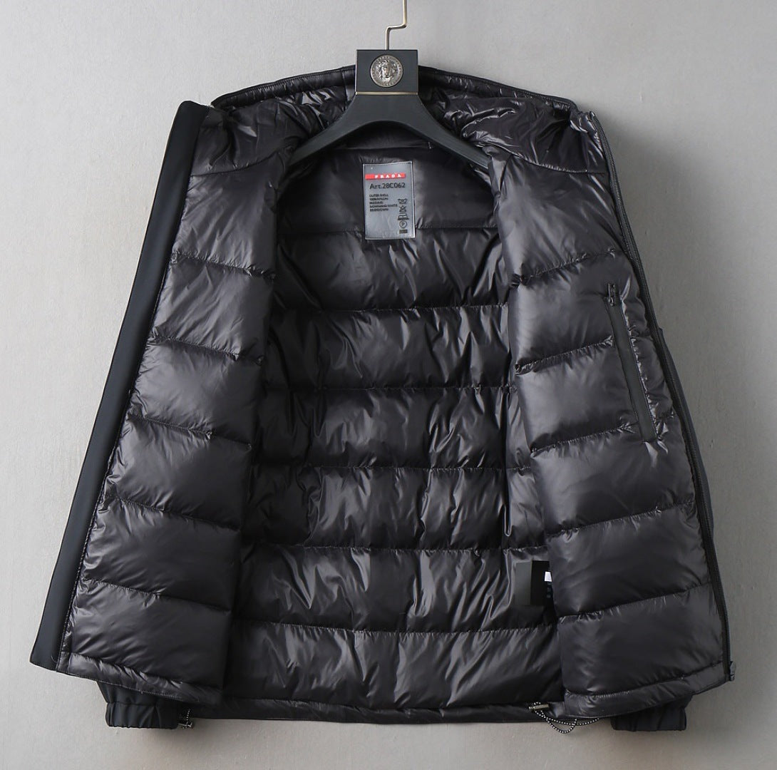 PRADA Premium 2024 FW Down Jacket | 90% White Goose Down | M–3X