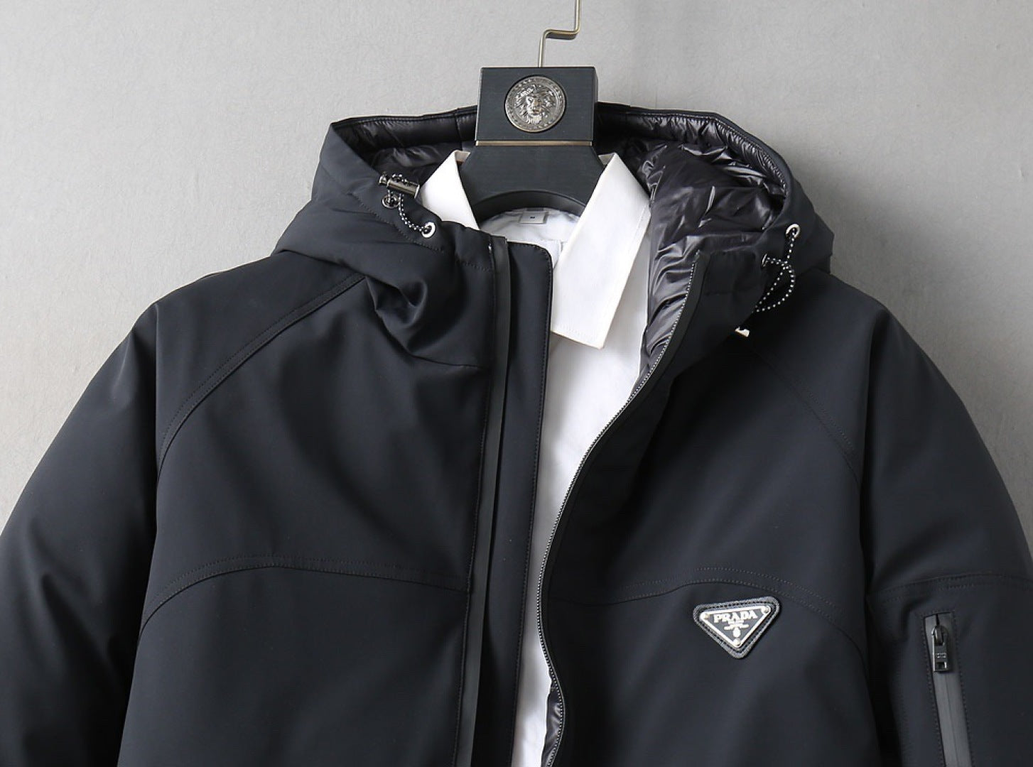 PRADA Premium 2024 FW Down Jacket | 90% White Goose Down | M–3X