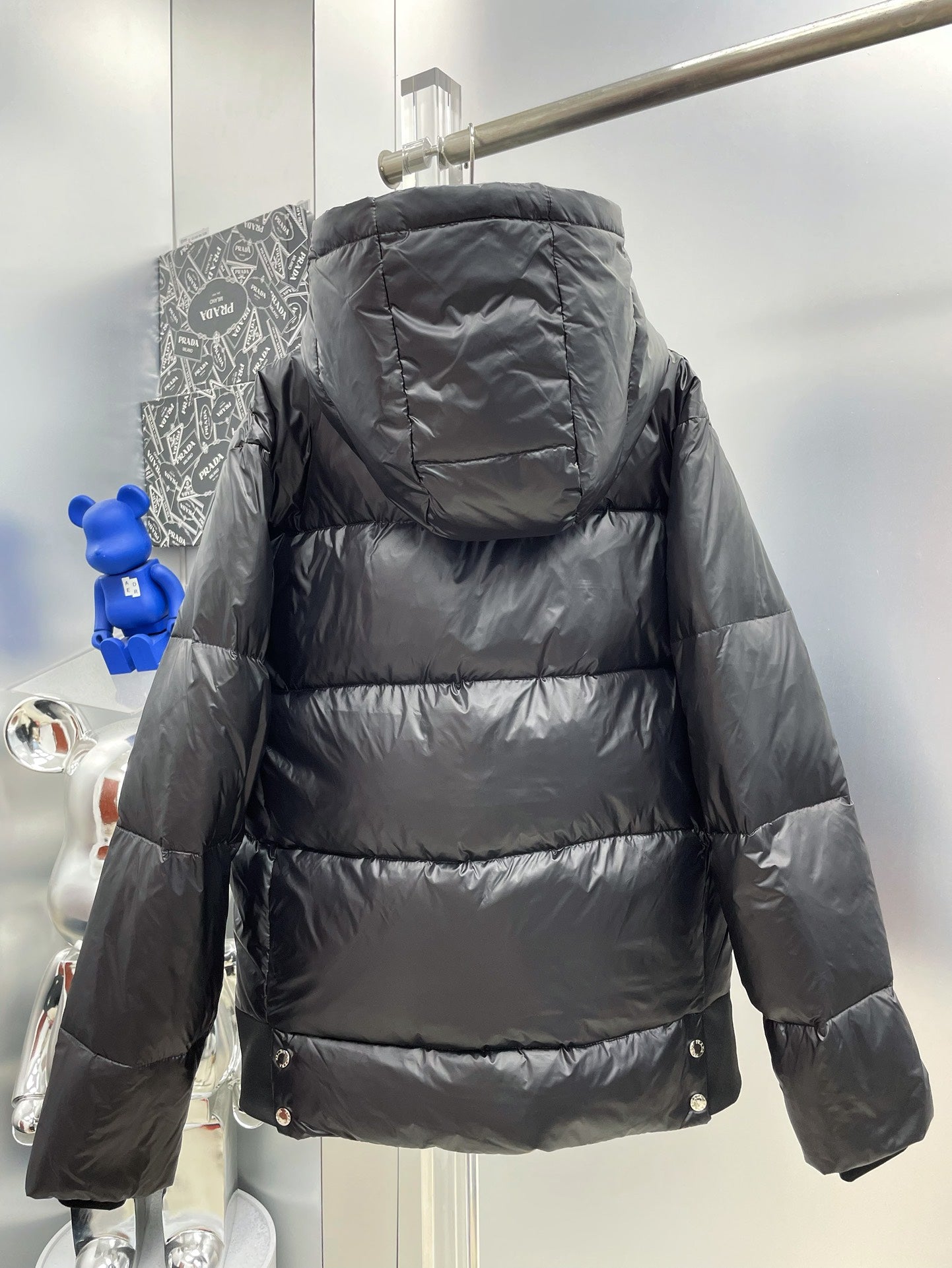 PRADA 2024 FW Down Jacket | Metal Triangle Logo | M–3XL