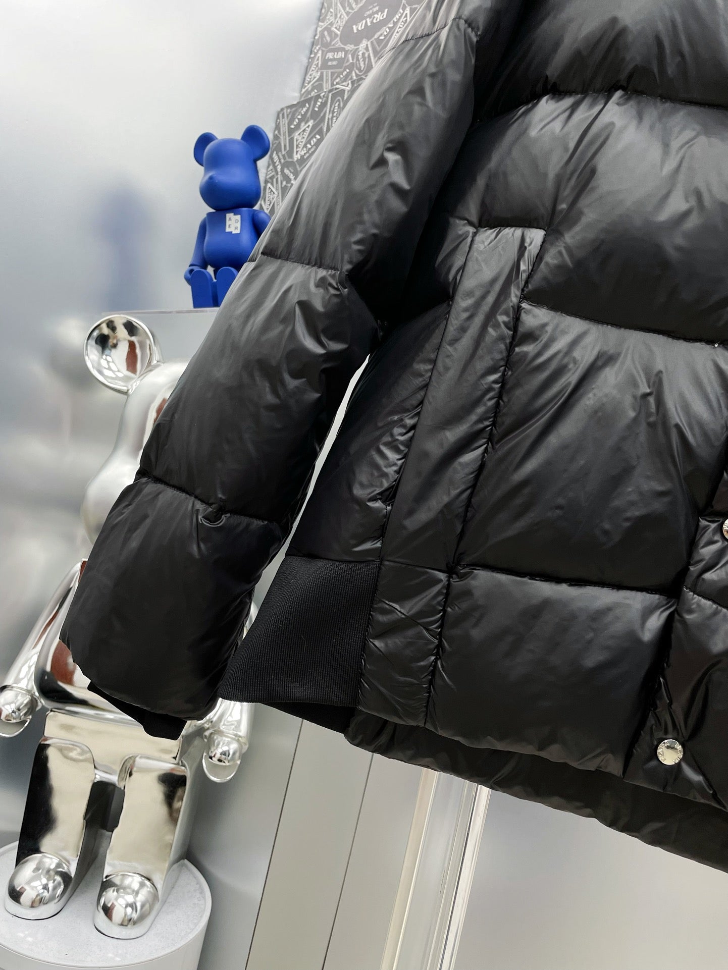 PRADA 2024 FW Down Jacket | Metal Triangle Logo | M–3XL