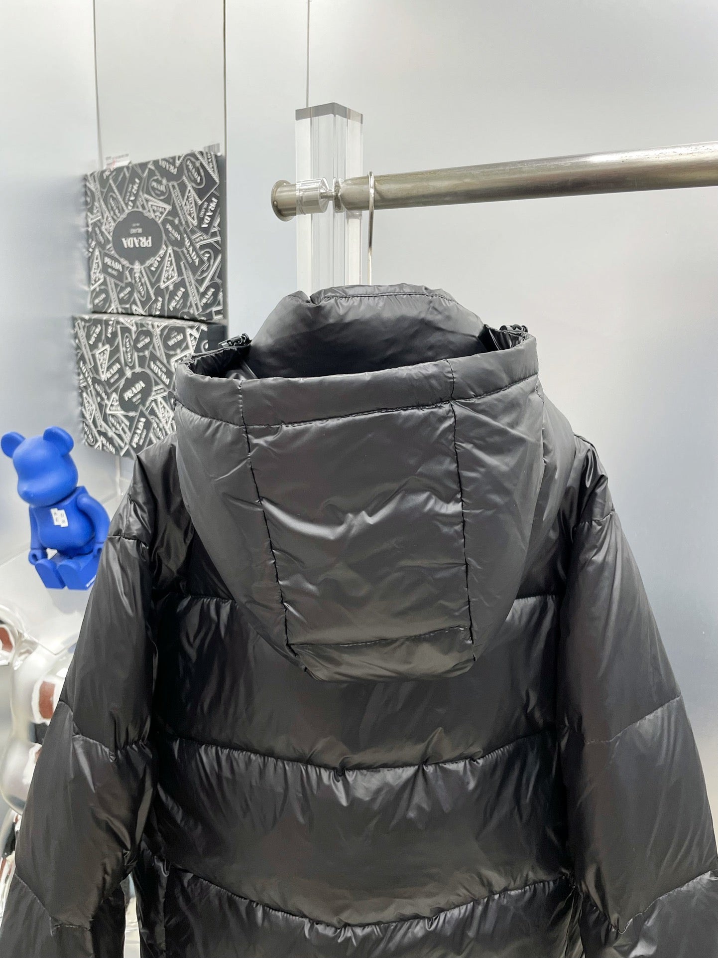 PRADA 2024 FW Down Jacket | Metal Triangle Logo | M–3XL