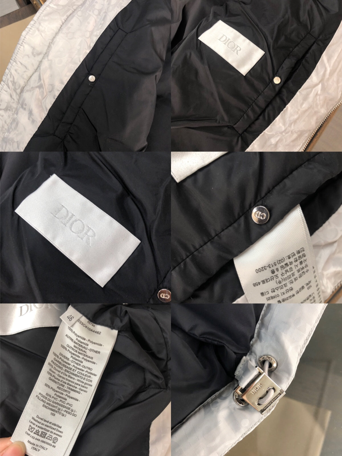 DIOR 2024 FW Couple Down Jacket | Premium 1:1 Hardware | Unisex | Sizes 44–54