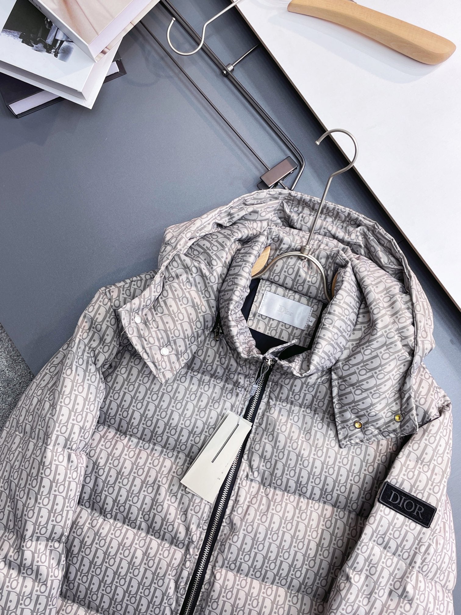 DIOR 2024 Fall/Winter Premium Down Jacket | 90% White Goose Down | Unisex | Sizes M–3XL