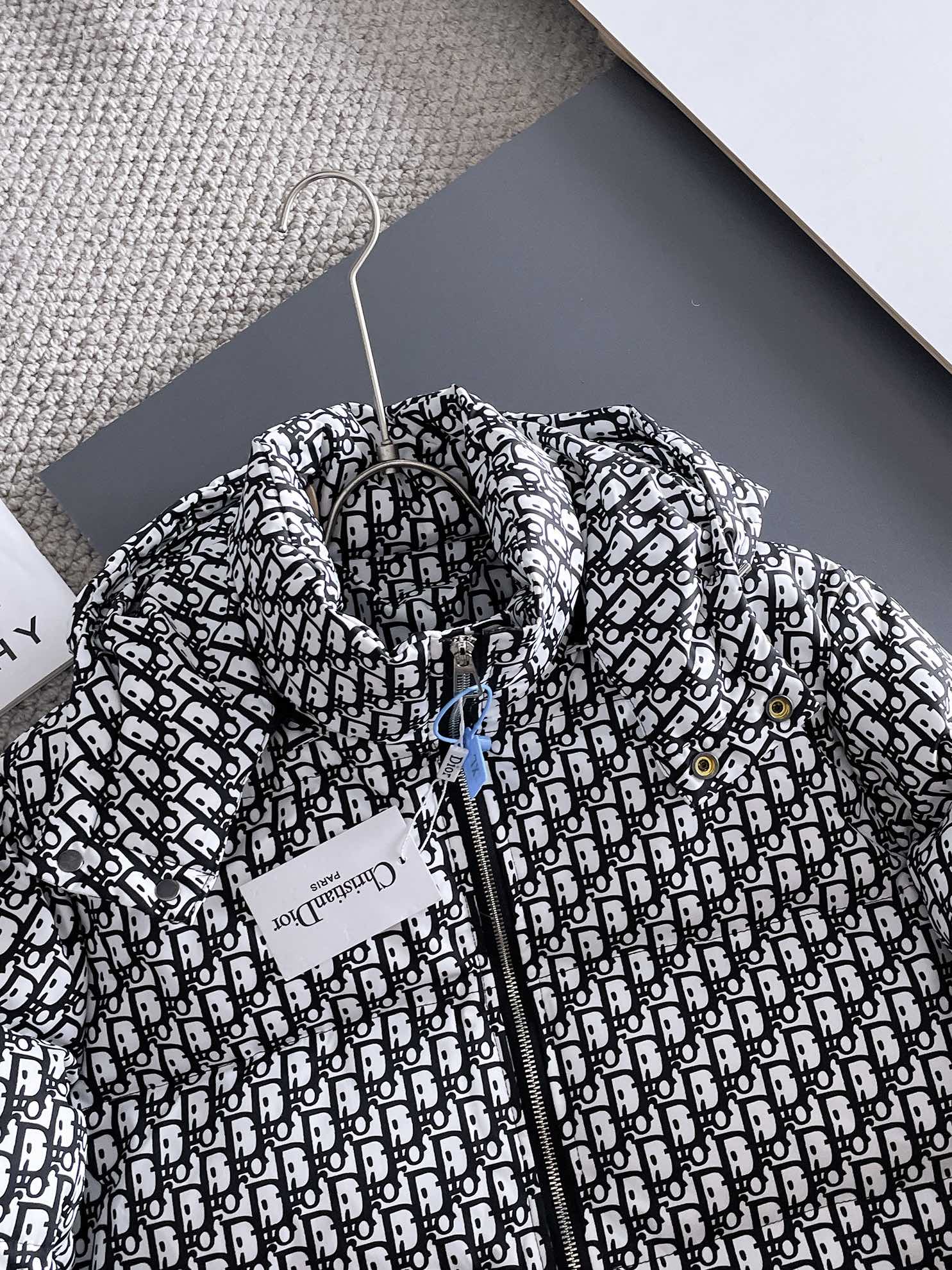 DIOR 2024 Fall/Winter Premium Down Jacket | 90% White Goose Down | Unisex | Sizes M–3XL