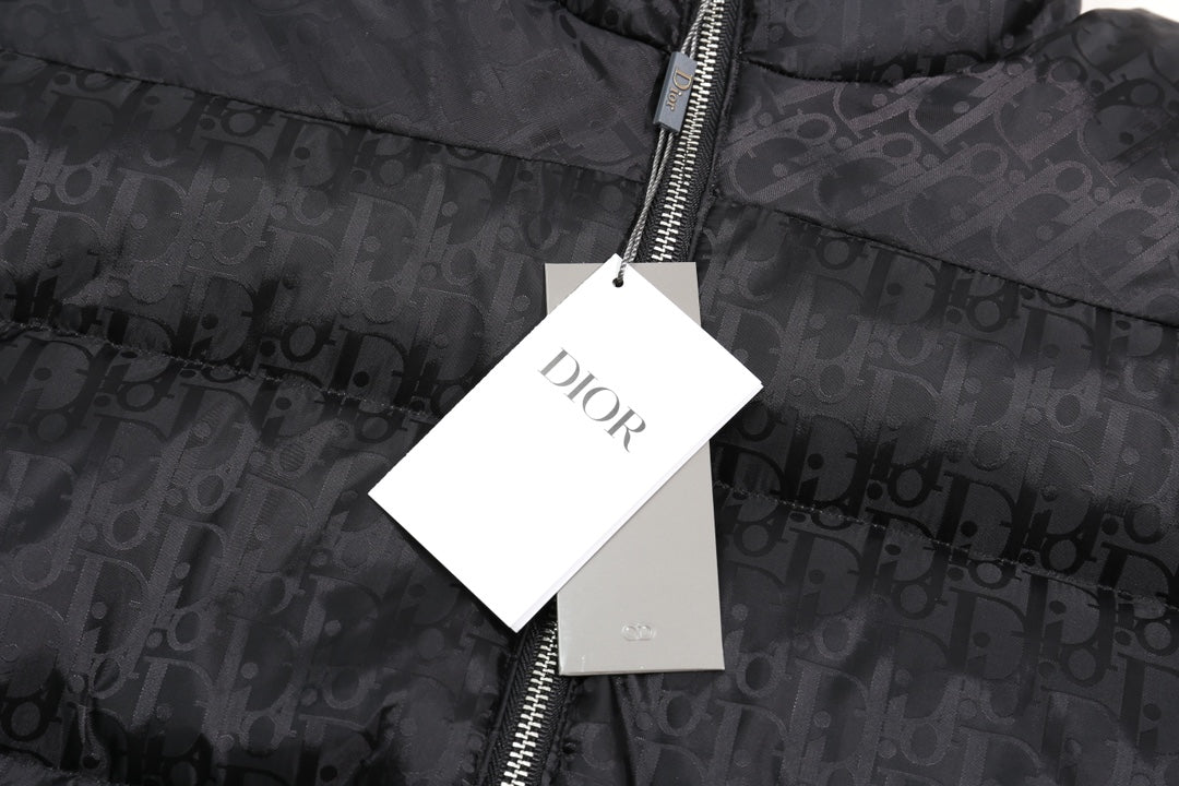 Dior CD 24FW Oblique Monogram Full-Print Down Jacket | S–XL