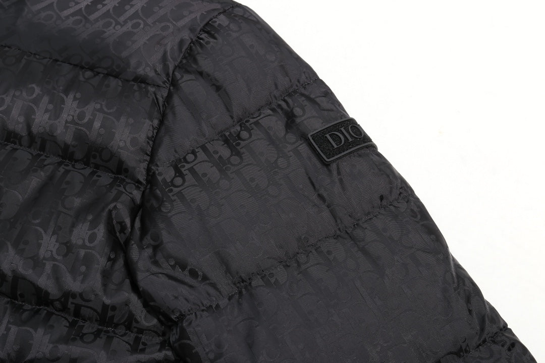 Dior CD 24FW Oblique Monogram Full-Print Down Jacket | S–XL