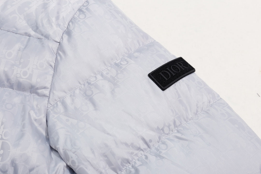 Dior CD 24FW Oblique Monogram Full-Print Down Jacket | S–XL