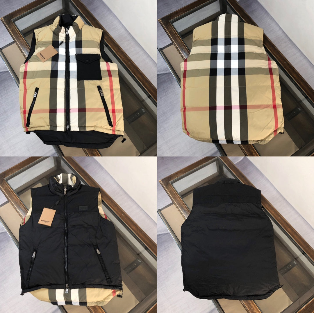 Burberry 2024 FW Reversible Down Vest | Classic Check | Unisex | S–XXL
