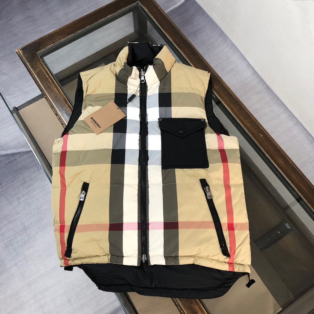 Burberry 2024 FW Reversible Down Vest | Classic Check | Unisex | S–XXL