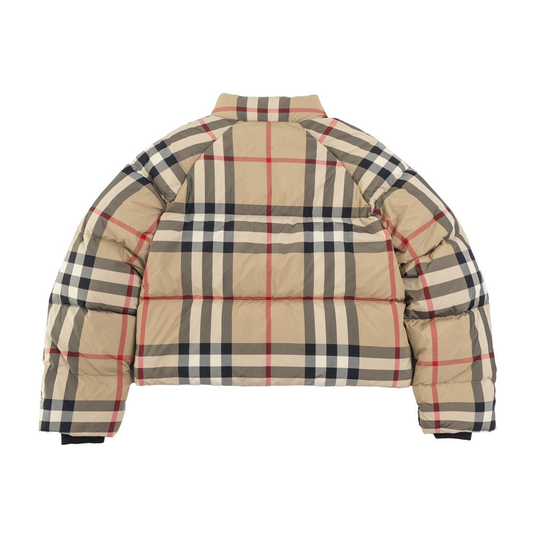 Burberry 24SS Classic Check Short Down Jacket – Women’s S–L