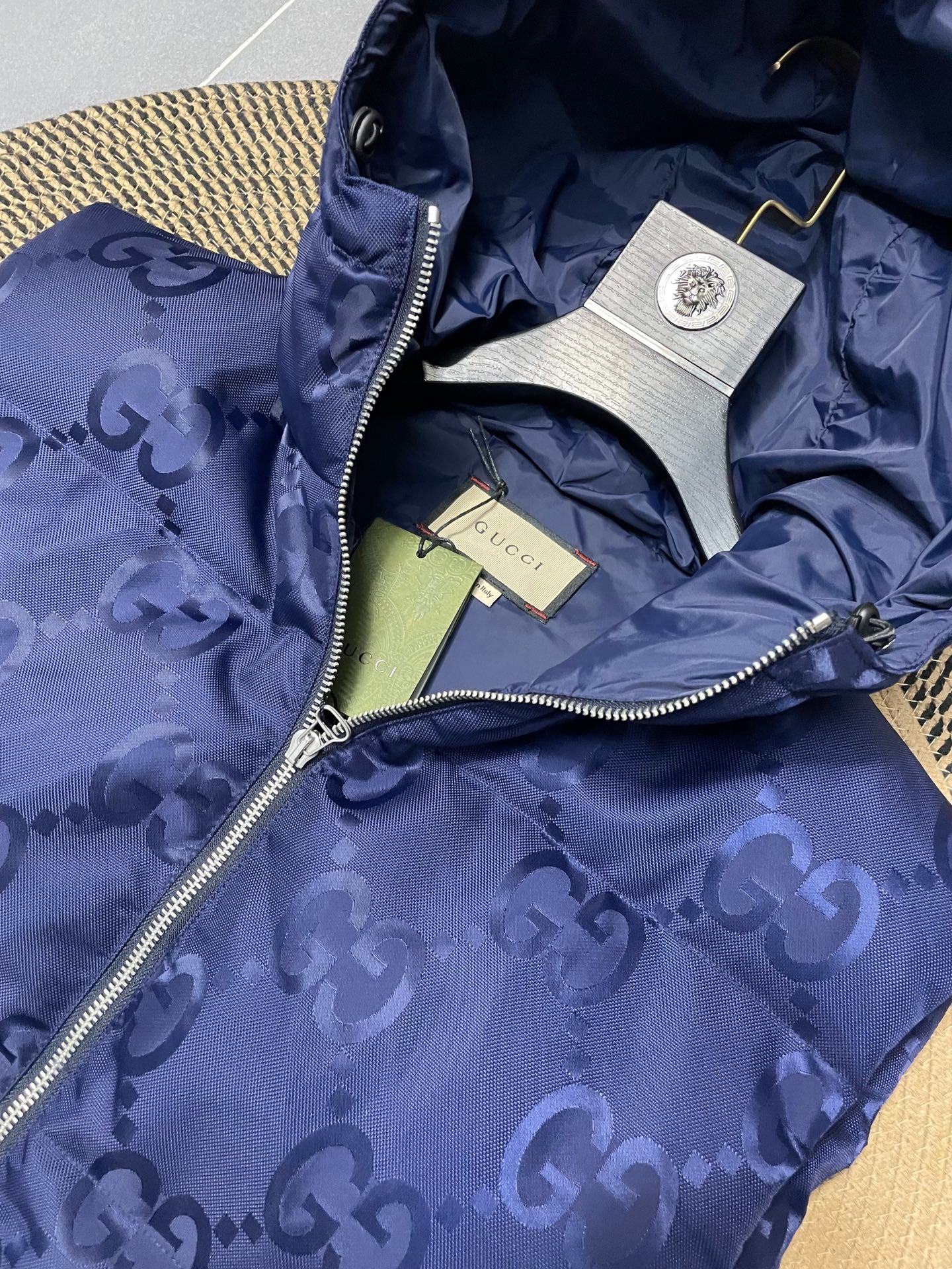 GUCCI FW New GG Monogram Hooded Down Vest – Unisex | Sizes 42–50