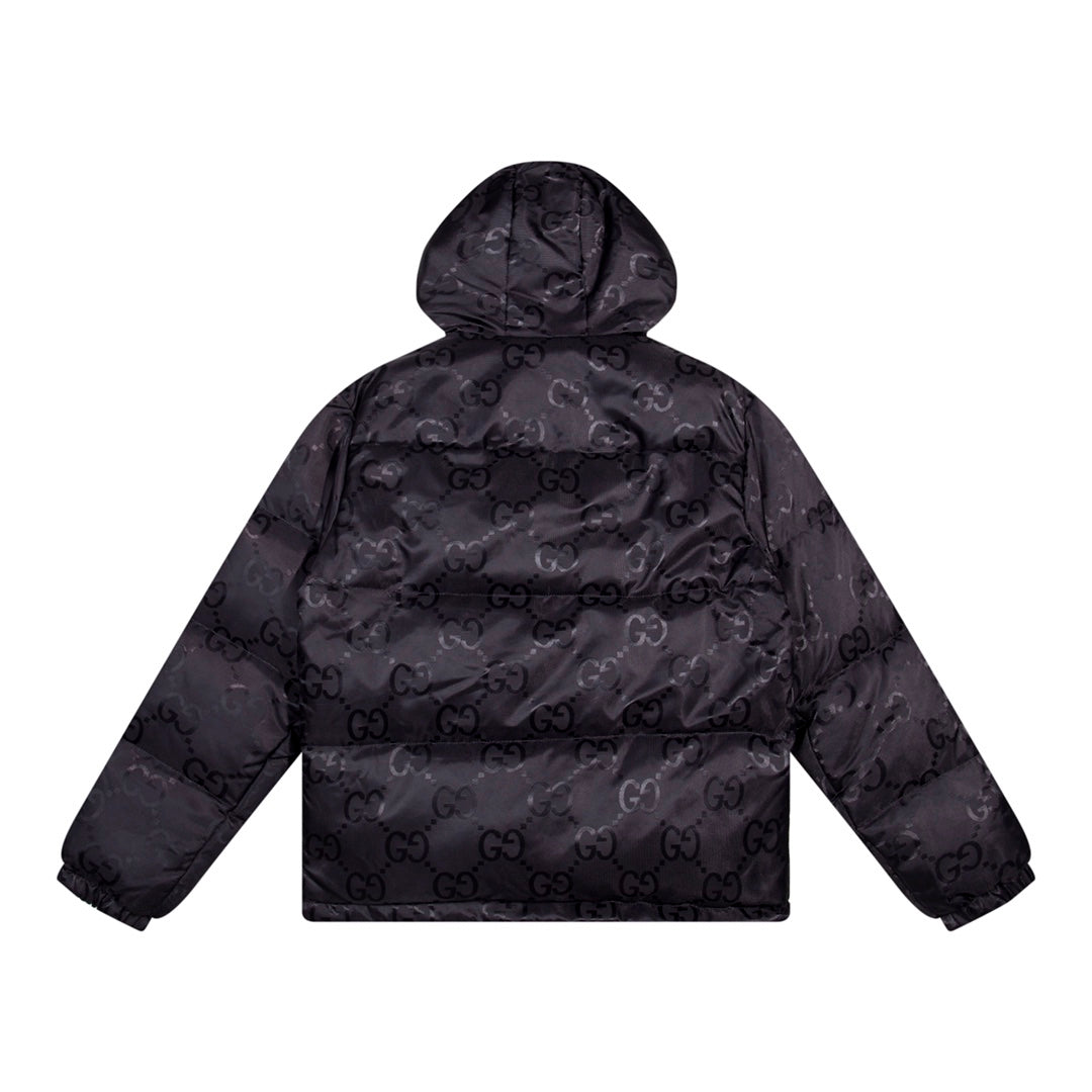 GUCCI Men’s FW Jumbo GG Black Down Jacket – Unisex | Sizes M–XXL