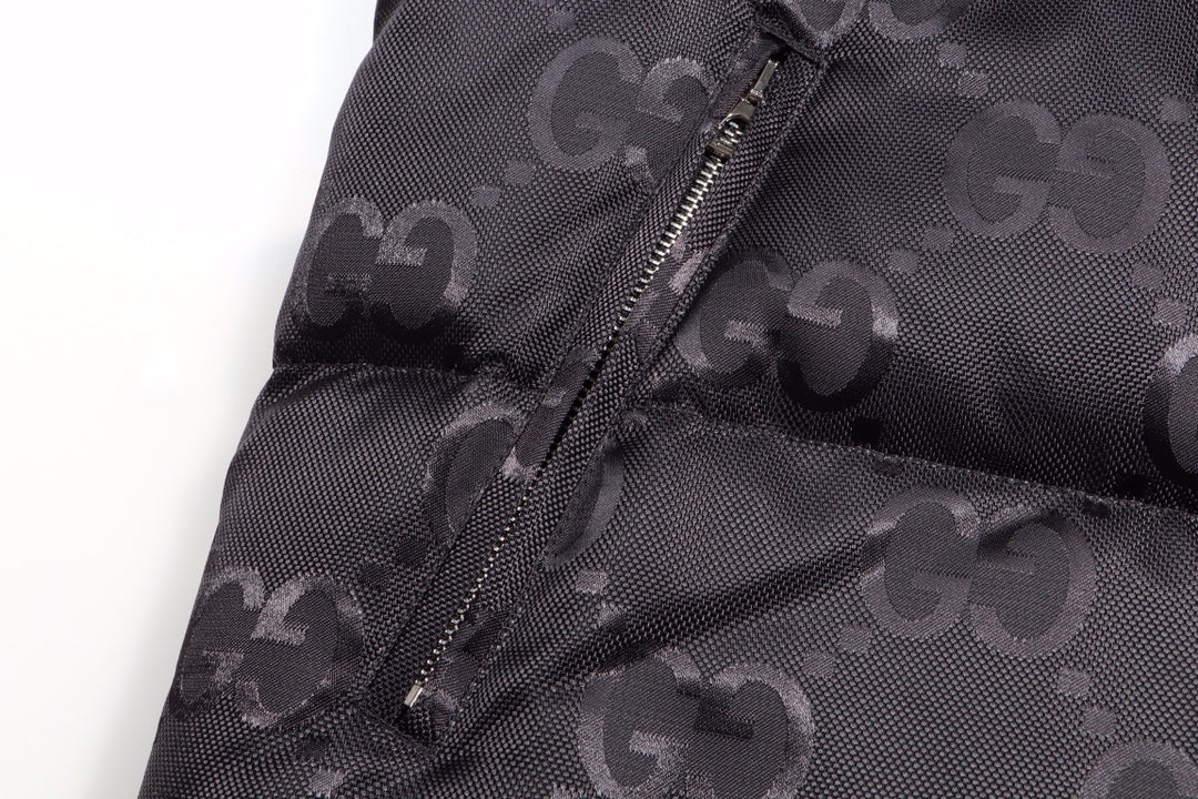 GUCCI Men’s FW Jumbo GG Black Down Jacket – Unisex | Sizes M–XXL