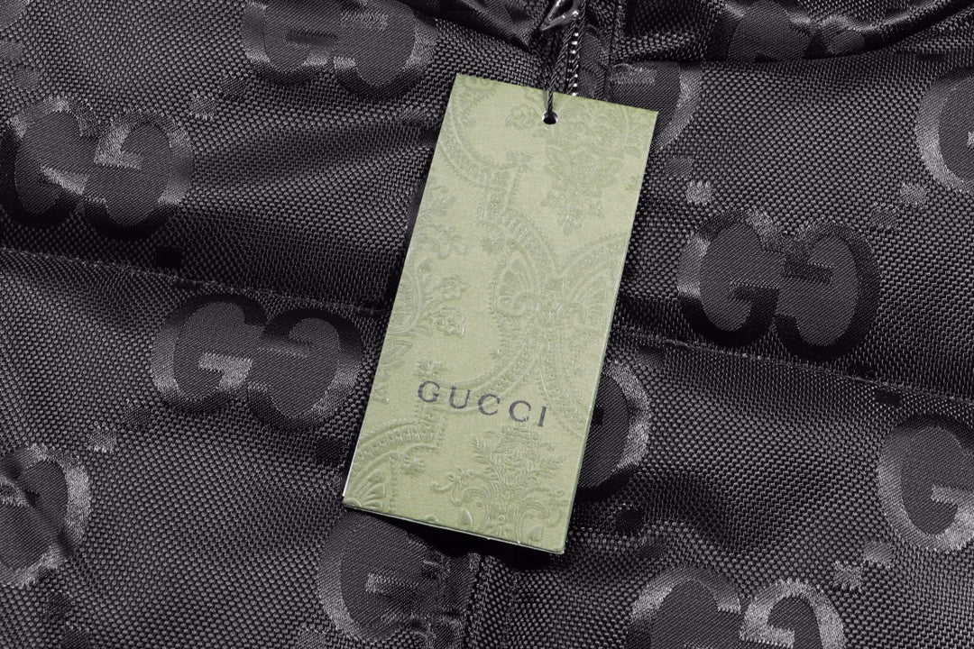 GUCCI Men’s FW Jumbo GG Black Down Jacket – Unisex | Sizes M–XXL