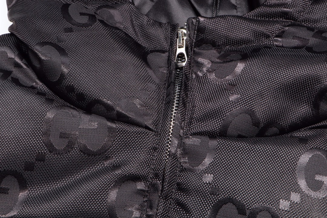 GUCCI Men’s FW Jumbo GG Black Down Jacket – Unisex | Sizes M–XXL