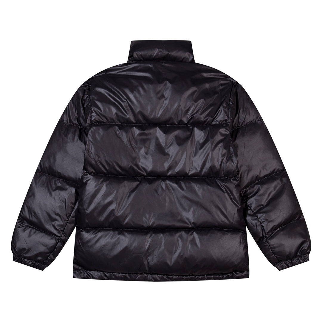 GUCCI 2024 FW Classic Striped Down Jacket – Unisex | Sizes M–XXL | Black & White