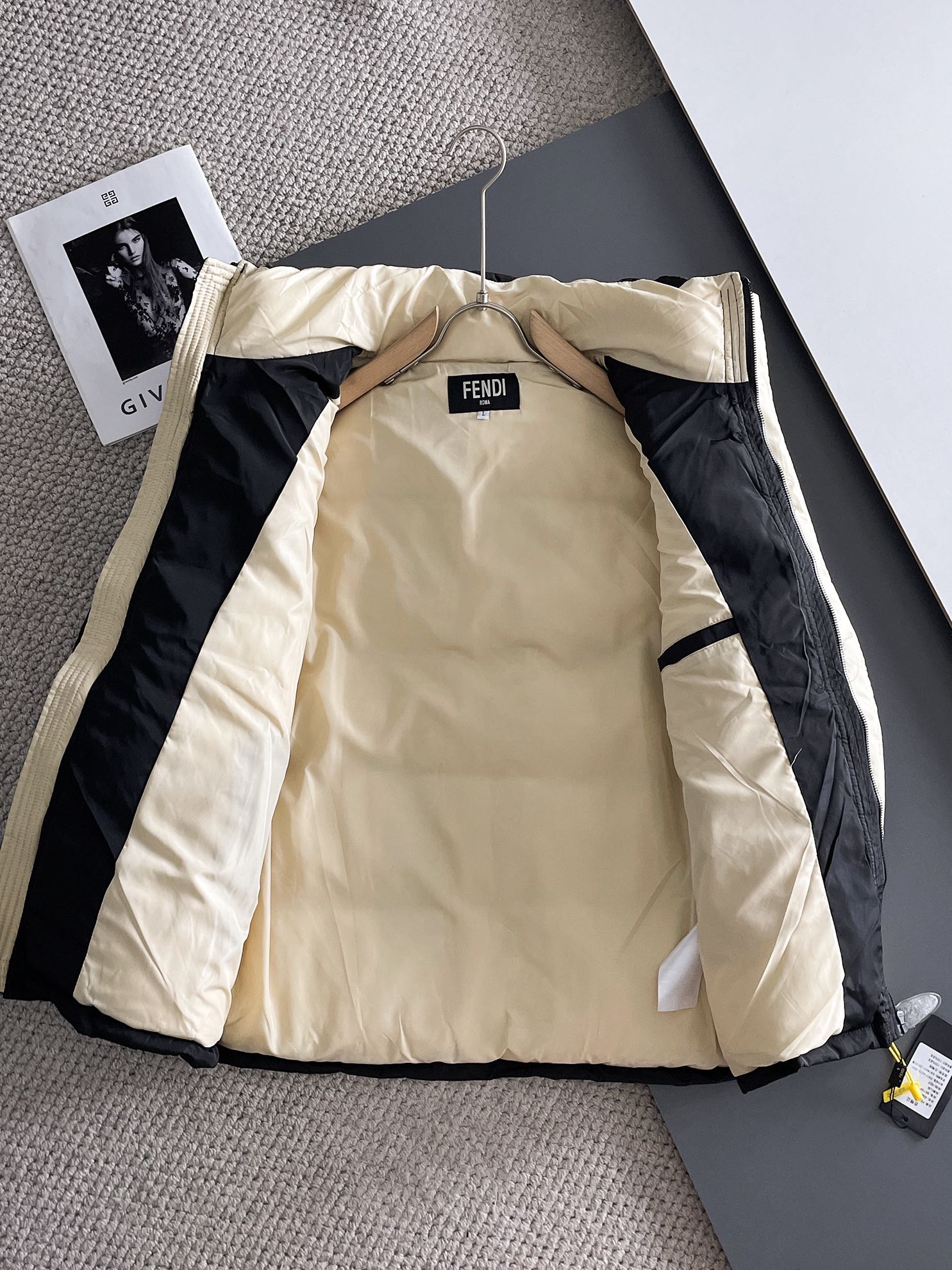 FENDI 2024 FW Luxury Down Jacket | Unisex | Size M–3XL
