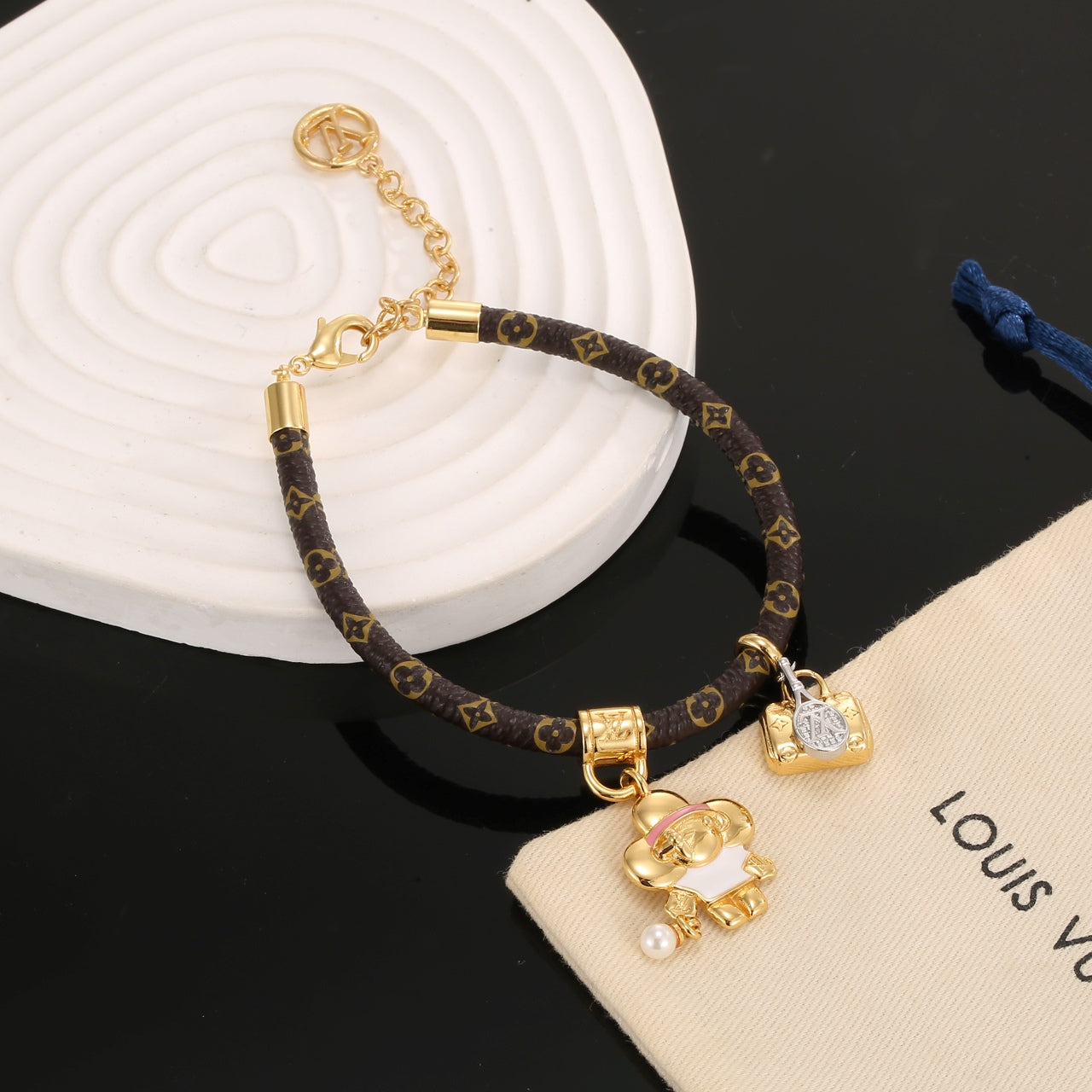 Louis Vuitton Luxury Bracelet | Iconic Elegance & Boutique-Grade Quality 156