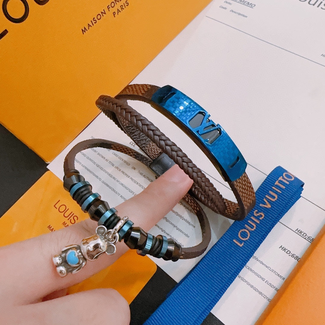 Louis Vuitton Luxury Bracelet | Iconic Elegance & Boutique-Grade Quality 186