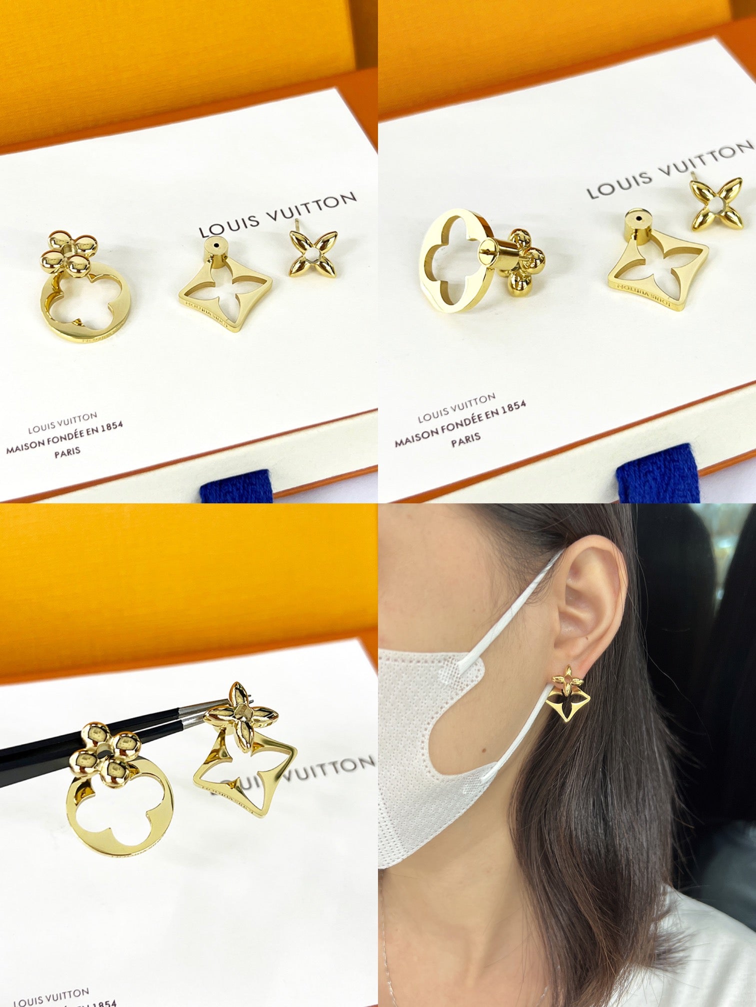 Louis Vuitton Luxury Earrings | Iconic Elegance & Boutique-Grade Quality 61