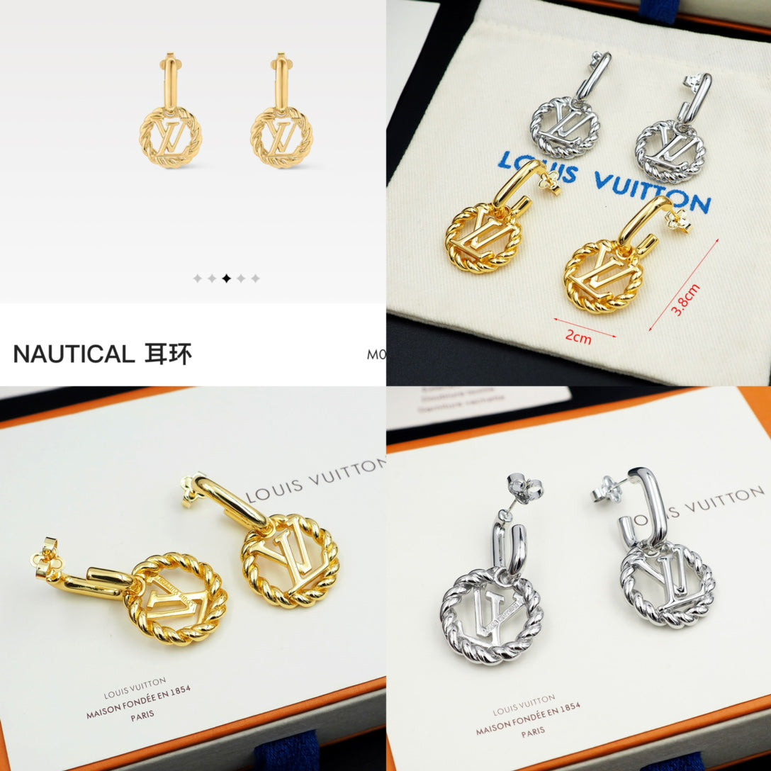 Louis Vuitton Luxury Earrings | Iconic Elegance & Boutique-Grade Quality 96