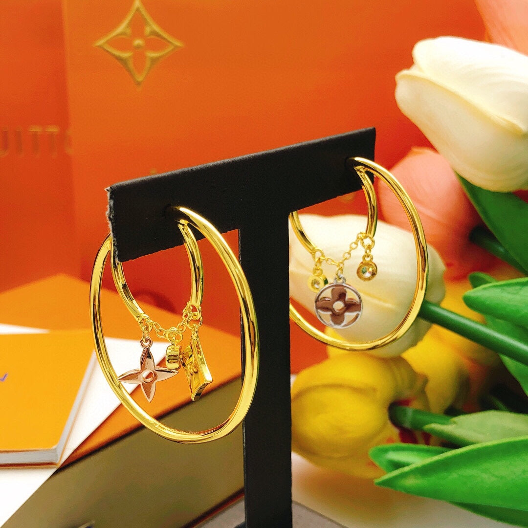 Louis Vuitton Luxury Earrings | Iconic Elegance & Boutique-Grade Quality 137
